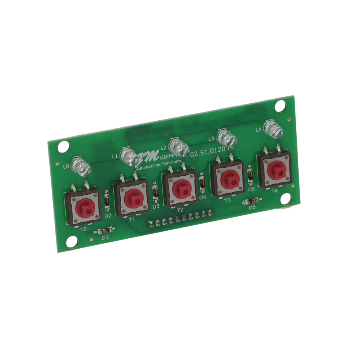 Astoria - Push-Button Panel Board 5-Buttons