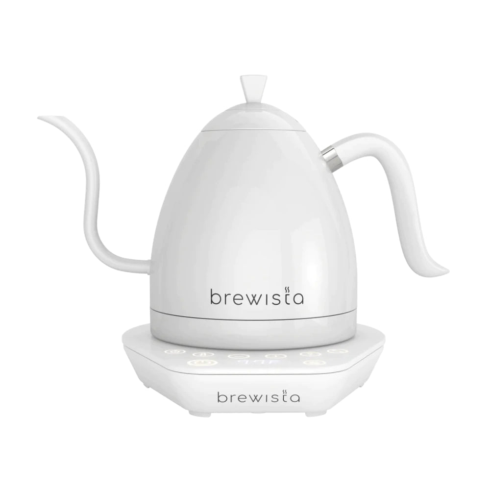Brewista Artisan Gooseneck Kettle, White with White Base – Brewing