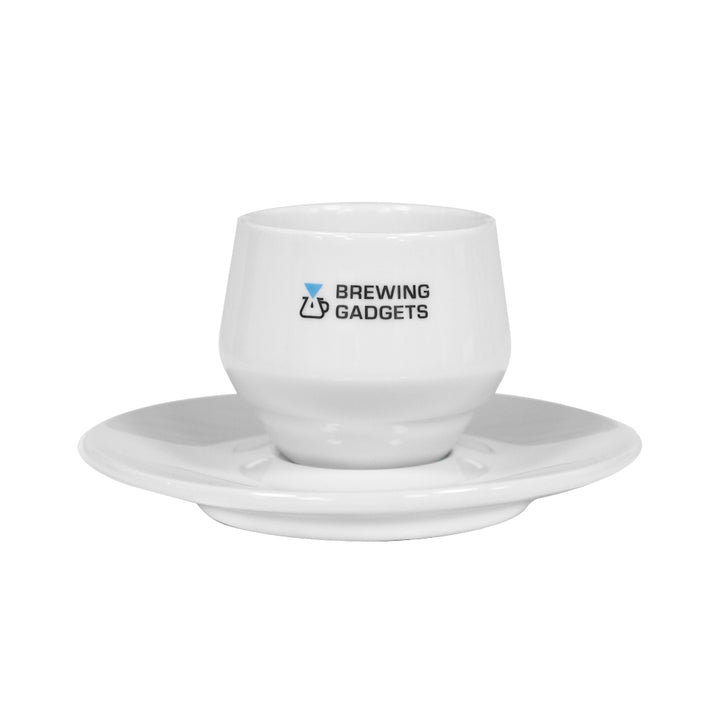 ClubHouse BG Doppio Espresso Cups with Saucer, 120ml - Brewing Gadgets India Private Limited