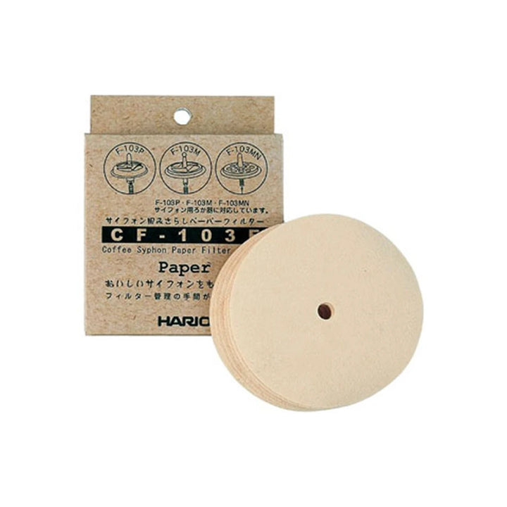 Hario Syphon Paper Filter (Pack of 100) - Brewing Gadgets India Private Limited