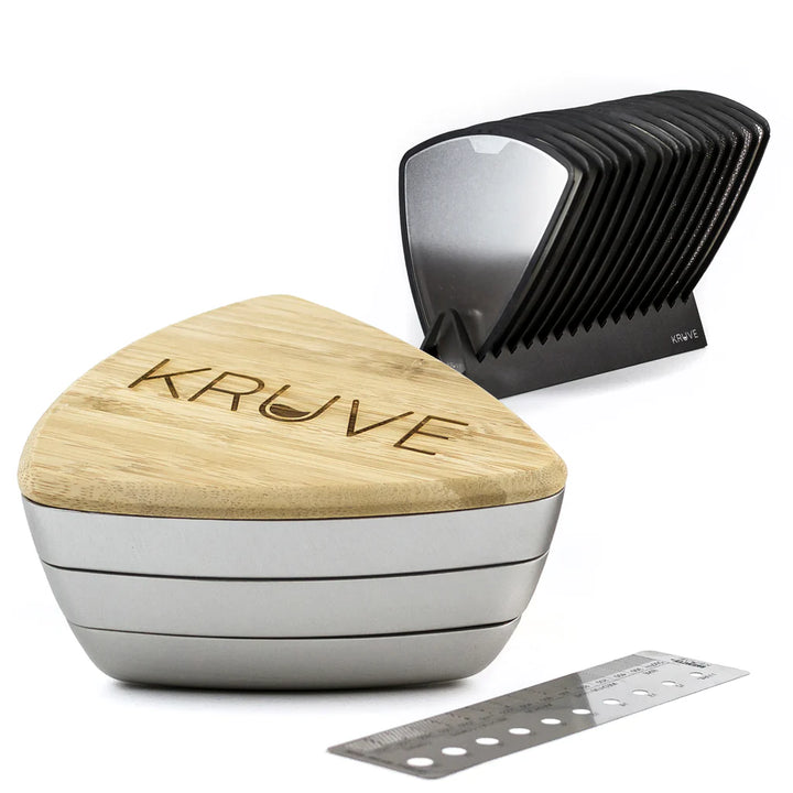Kruve Sifter Plus with 15 Sieves and Sieve Stand – Silver - Brewing Gadgets India Private Limited