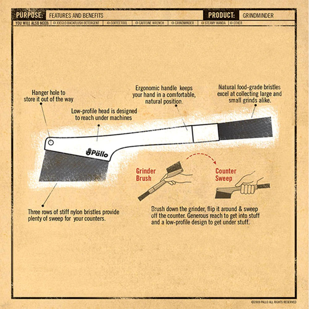 Pallo Grindminder Cleaning Brush