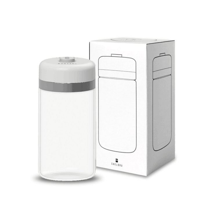 SHELBRU Canister Glass 800ml - Brewing Gadgets India Private Limited
