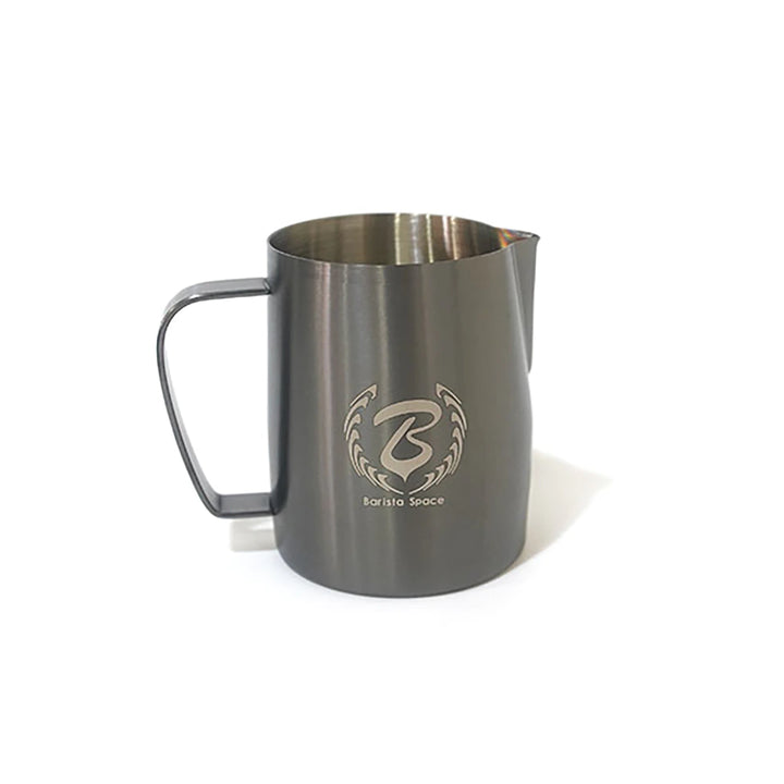 Barista Space Sandy Black Milk Pitcher for Latte Art - Brewing Gadgets India Private Limited