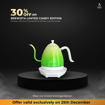 Brewista Limited Candy Edition - Artisan Electric Gooseneck Kettle, Candy Green-