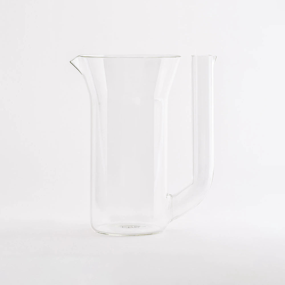 E&B Hand Blown Borosillicate Carafe Glass