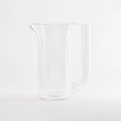 E&B Hand Blown Borosillicate Carafe Glass