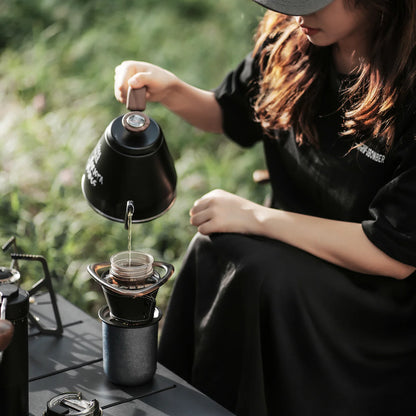 MHW-3BOMBER Rain Pour-Over Coffee Splitter, Black