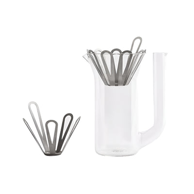 E&B Hand Blown Borosillicate Carafe Glass