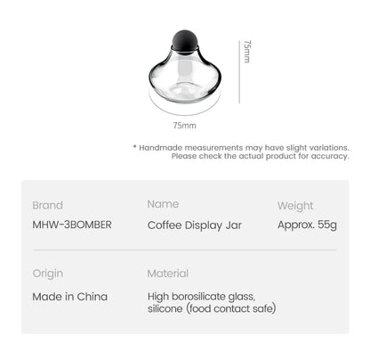 MHW-3BOMBER Coffee Display Jar
