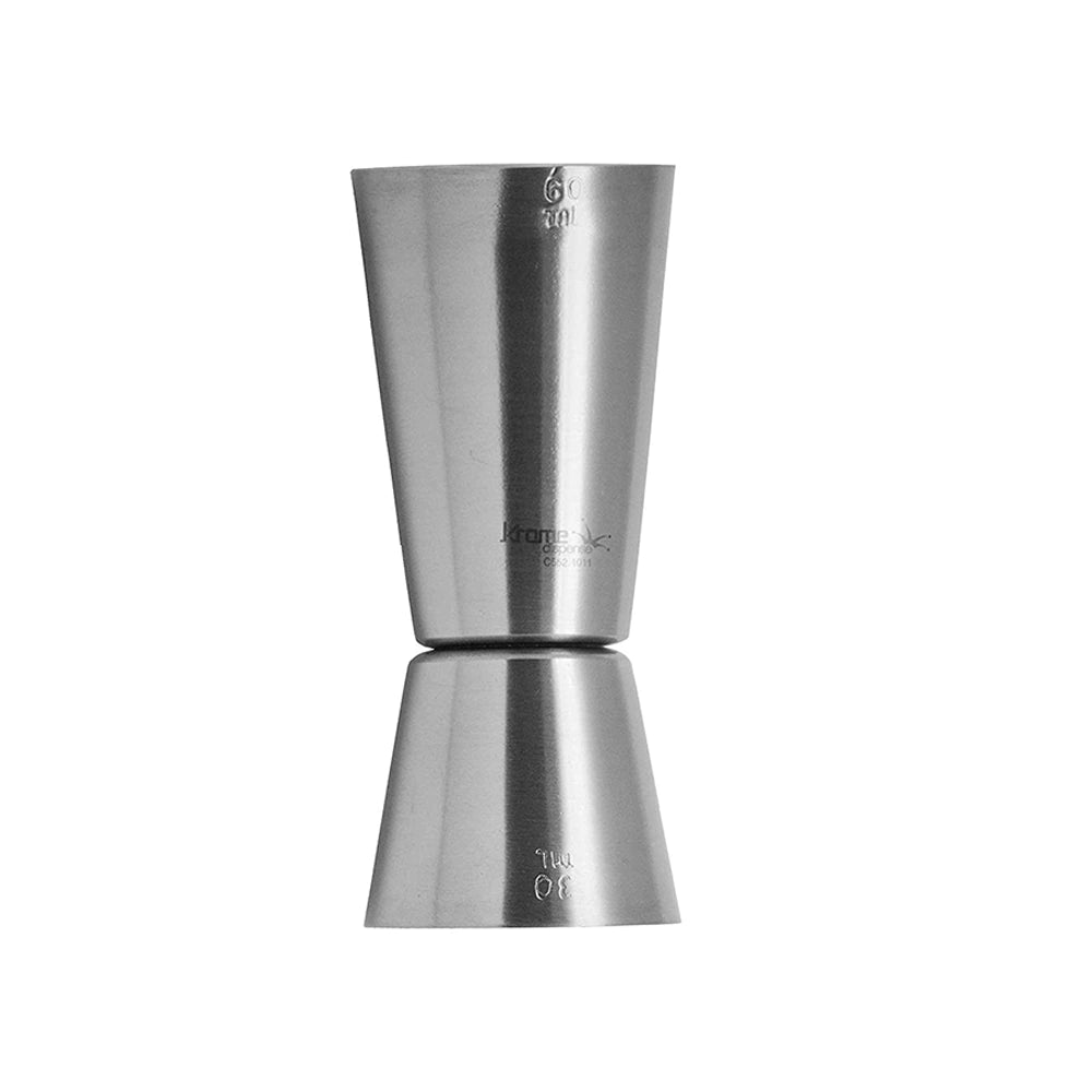 Krome Large SS Double Jigger