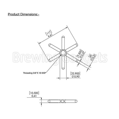 Krome Rinser Replacement Spray Disk