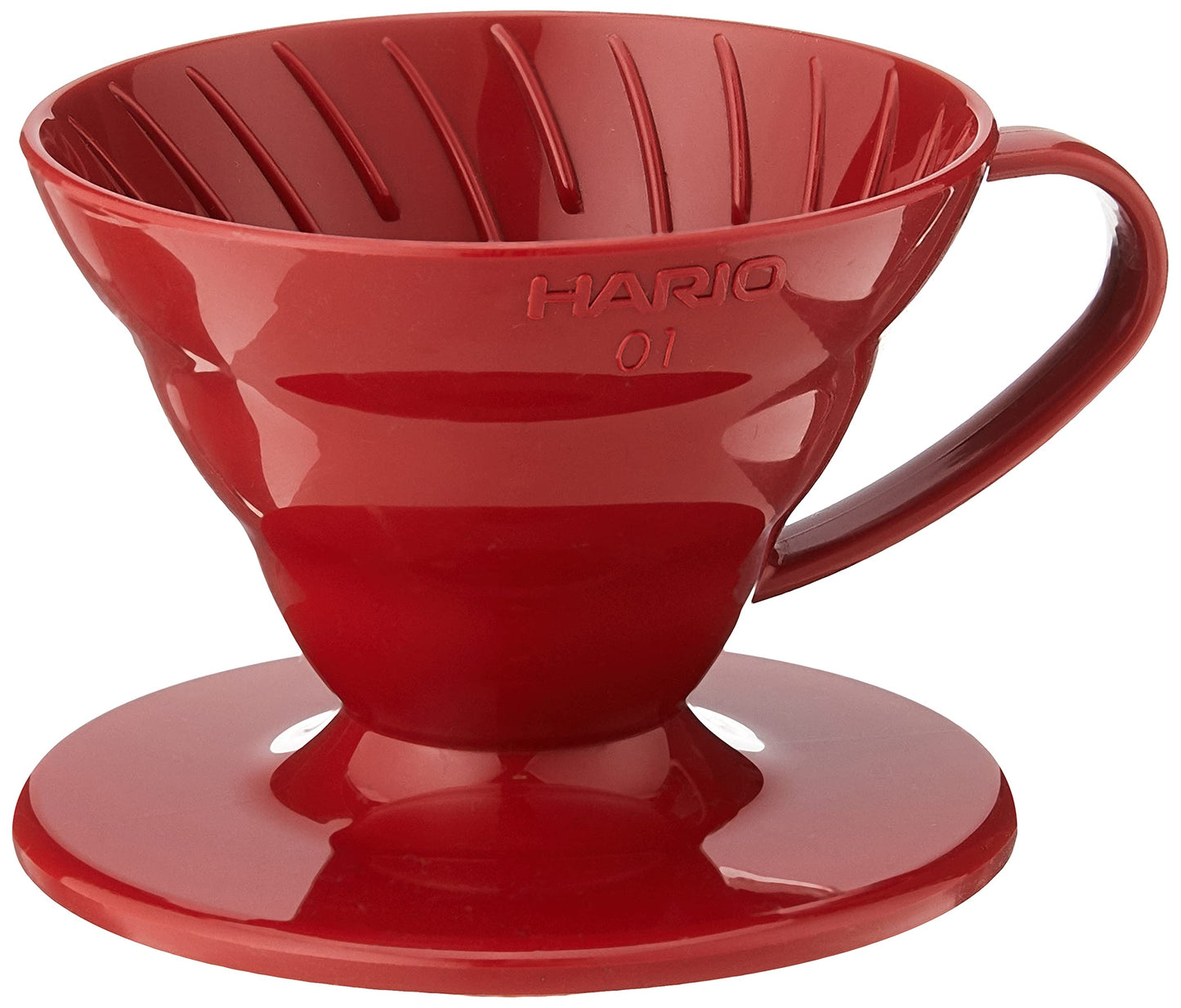 Hario V60 Coffee Dripper 01, Red (PP)