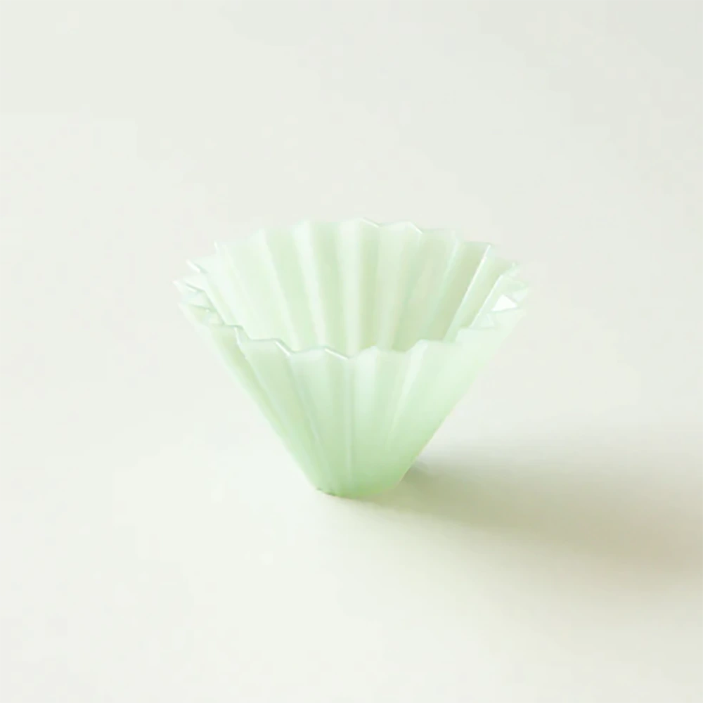 Origami Dripper Air S - Matt Green with Plastic Holder