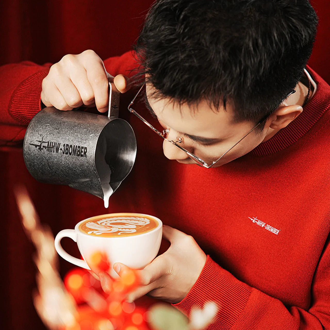 MHW-3BOMBER Latte Art Pitcher 5.0