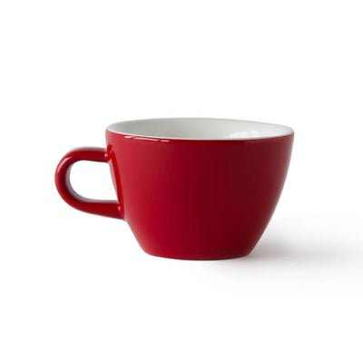 ACME EVO Flat White Cup, 150ml (Set of 6)-rata (red)