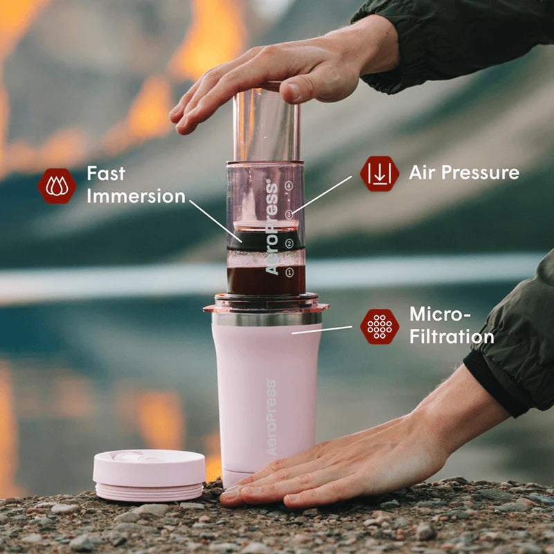 AeroPress Coffee Maker – Go Plus