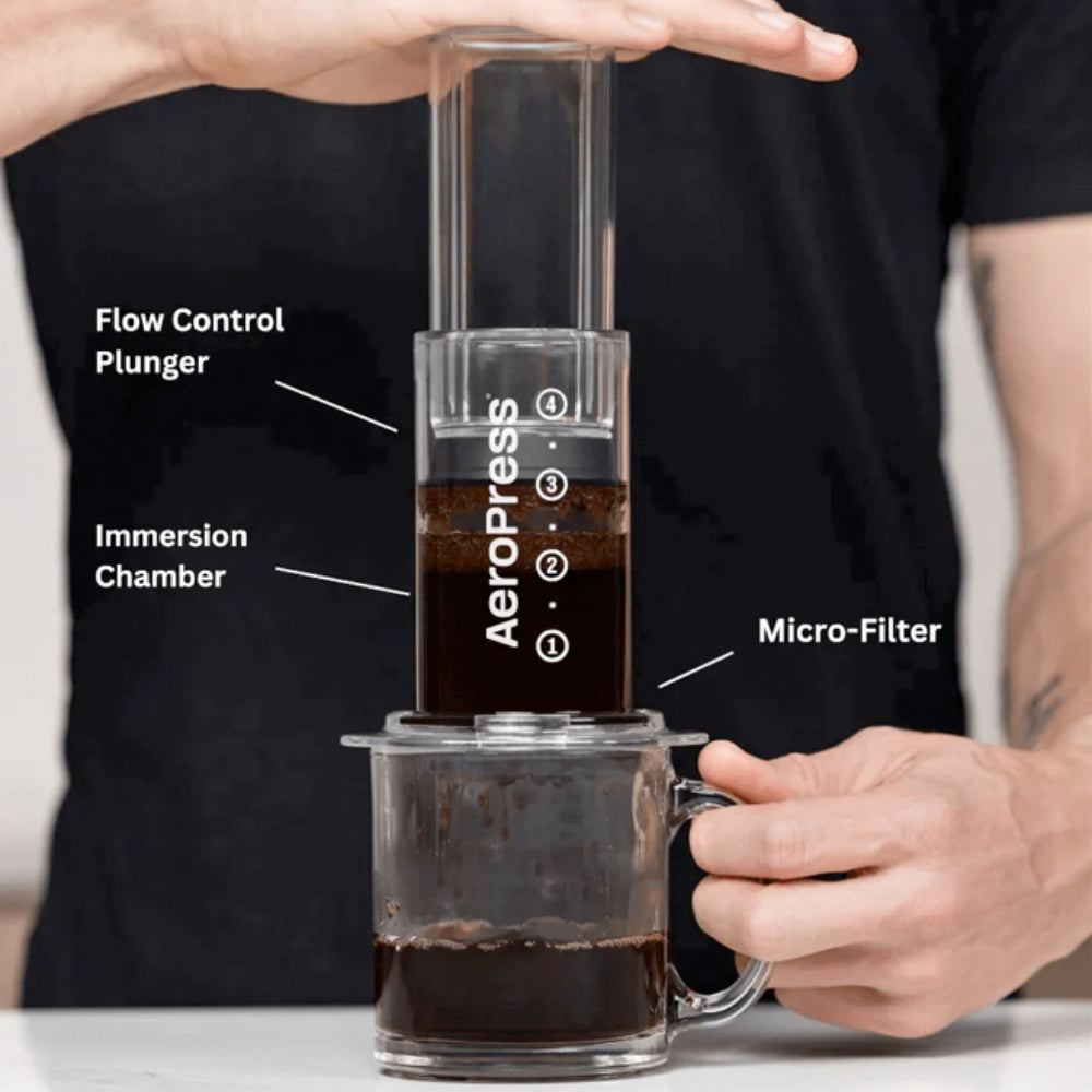 AeroPress Coffee Maker - Clear & Colors