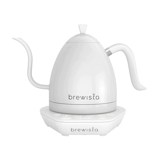 Brewista Artisan Gooseneck Kettle - White with White Base, 600ml