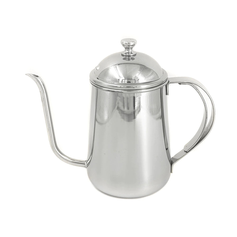 BG Stainless Steel Coffee Kettle With Lid, 700ml