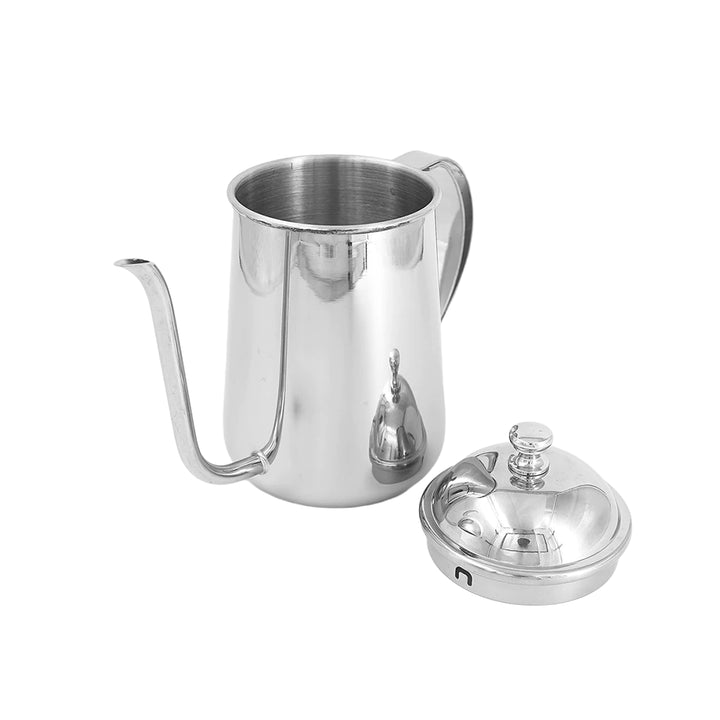 BG Stainless Steel Coffee Kettle With Lid, 700ml - Brewing Gadgets India Private Limited