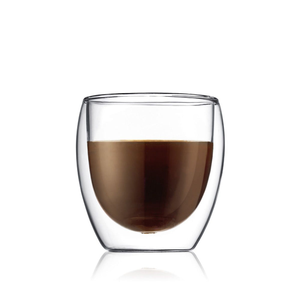 Bodum Pavina Double Wall Thermo Glass – Set of 2 Insulated Glass Cups