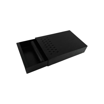 Krome Knock Box Drawer Black