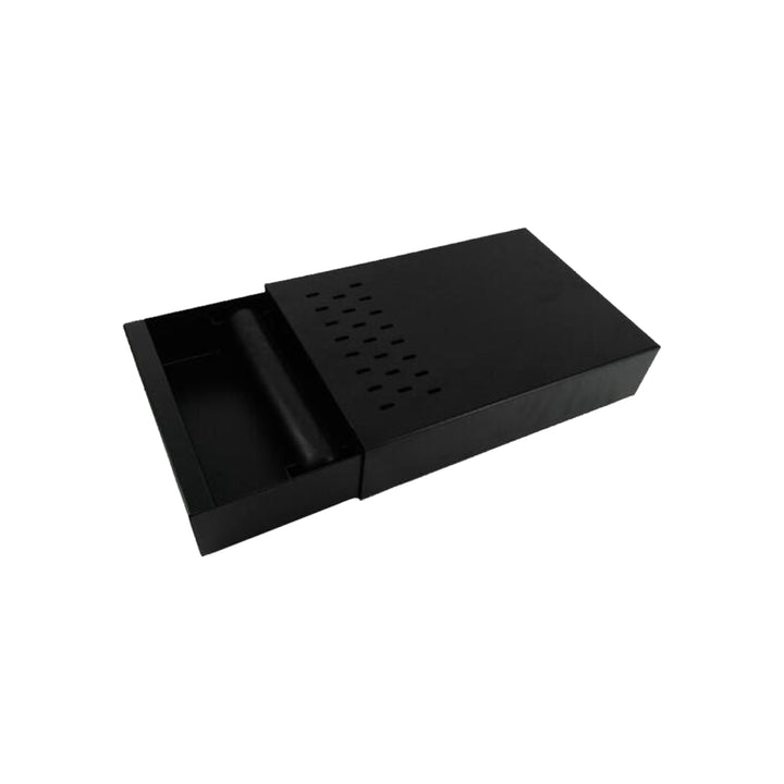 Krome Knock Box Drawer Black