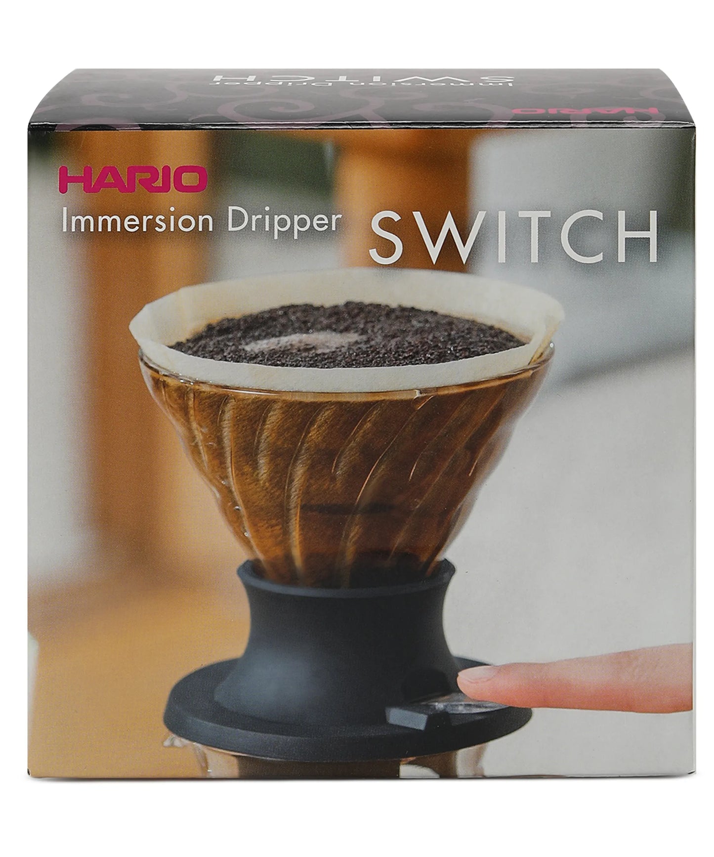 Hario V60-02 Immersion Dripper Switch, Black