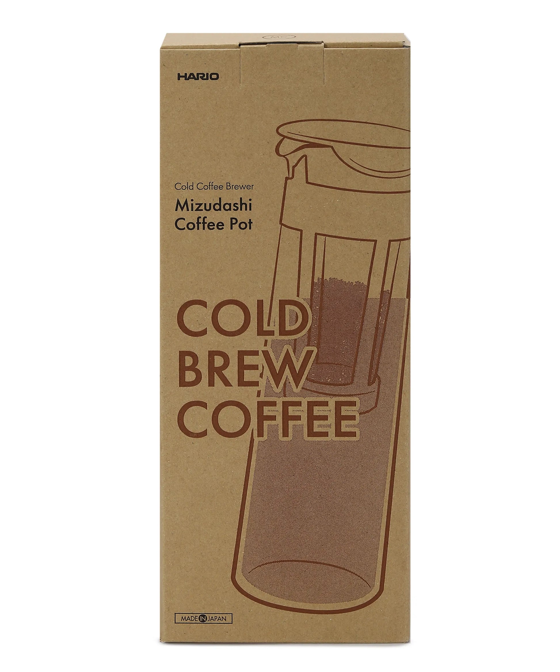 Hario Mizudashi Cold Brew Coffee Pot Mocha 1000ml Perfect for Home Use