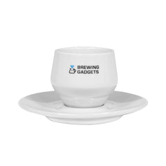 ClubHouse BG Doppio Espresso Cups with Saucer, 120ml