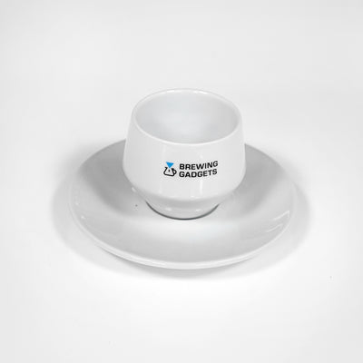 ClubHouse BG Doppio Espresso Cups with Saucer, 120ml