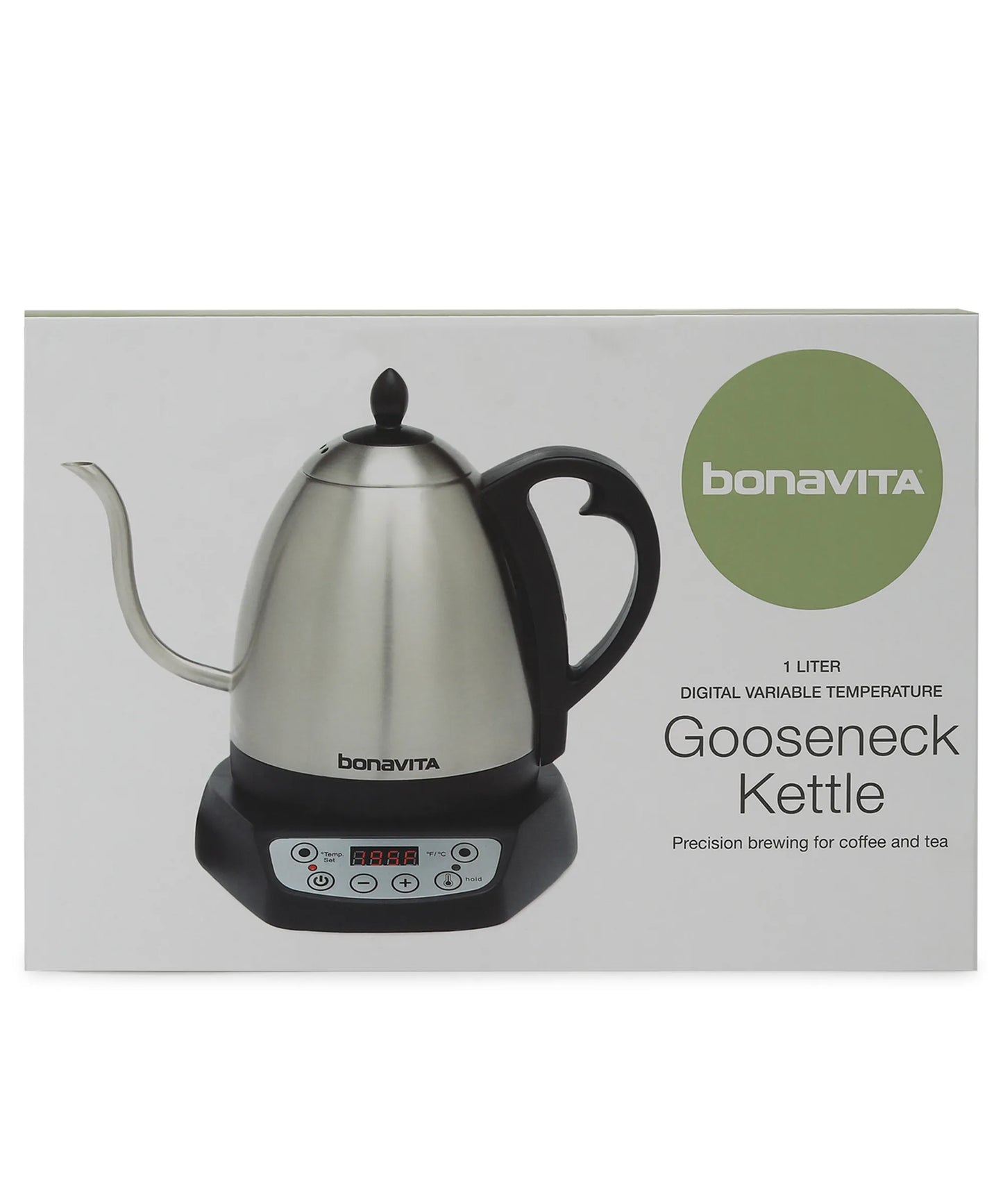 Bonavita 1L Gooseneck Kettle: Digital Variable Temperature