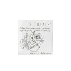 Tricolate Filter Papers, 100pcs