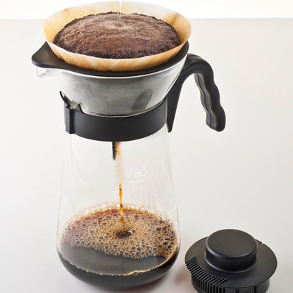 Hario V60 Glass Iced Coffee Maker Black
