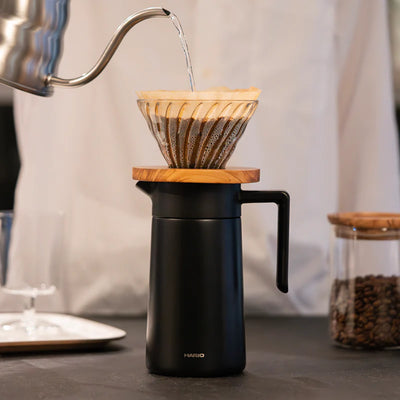 Hario Double Walled Thermal Pot with Ceramic Coating 600ml