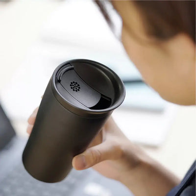 Hario Insulated Tumbler with Lid 300ml, Black