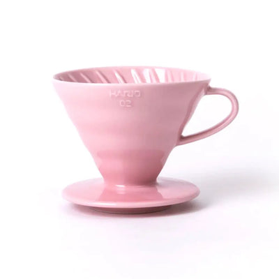 Hario V60-02 Ceramic Dripper - Pink-ceramic