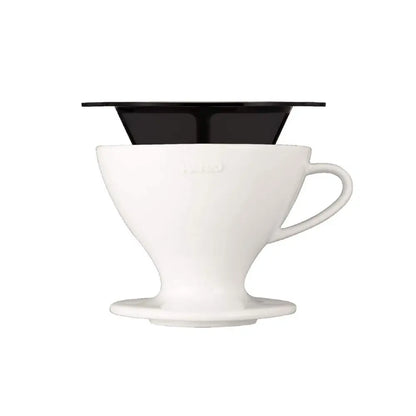 Hario W60-02 Ceramic Dripper, White