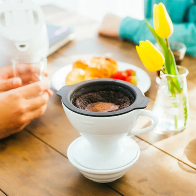 Hario W60-02 Ceramic Dripper, White