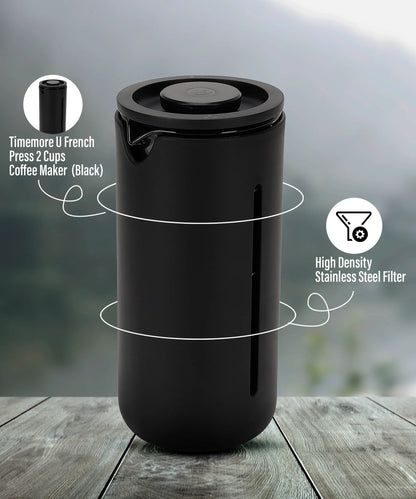 Timemore Small U French Press, Balck