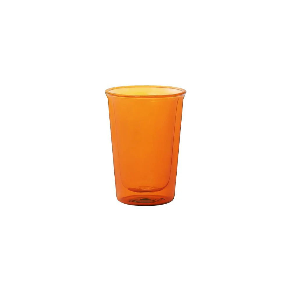 KINTO CAST Amber Double Wall Glass
