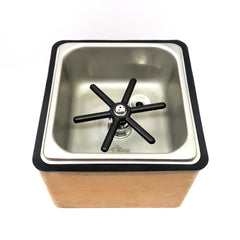 Krome Wooden Counter Top Rinser