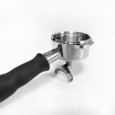 La Marzocco Dual Spout Black Handle Portafilter, Removable Spout