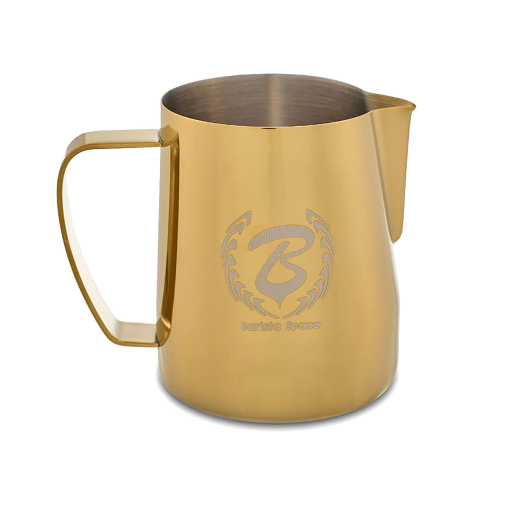 Barista Space Gold Milk Pitcher for Latte Art