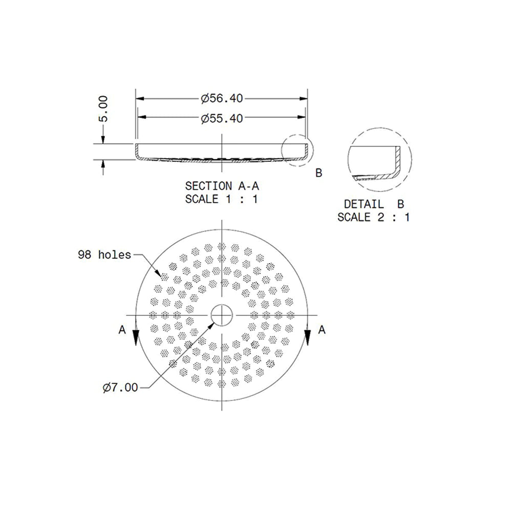 IMS MA-200-NT / LM - Slayer - Synesso Shower Screen