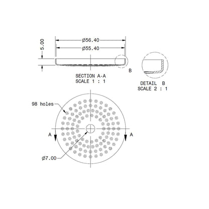 IMS MA-200-NT / LM - Slayer - Synesso Shower Screen