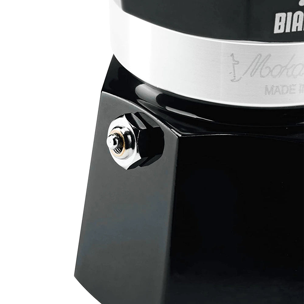 Bialetti Moka Express Coffee Maker 3 Cup, Black