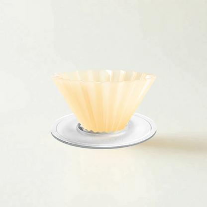 Origami Dripper Air S - Matt Beige with Plastic Holder