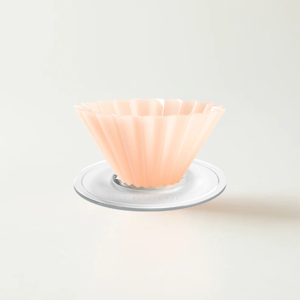 Origami Dripper Air S - Matt Pink with Plastic Holder